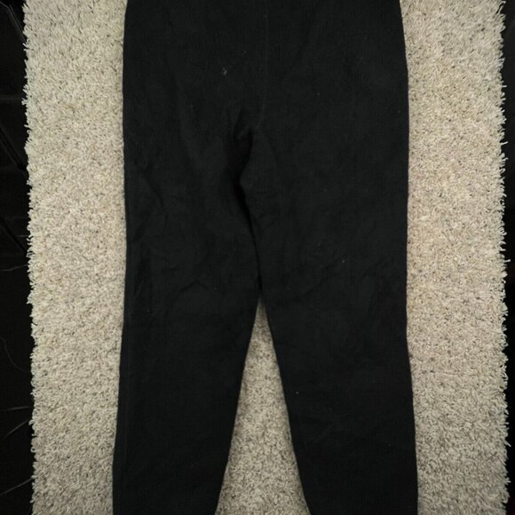 Patagonia Womens Sweatpants Joggers Fleece Pants Black Size 10 USA MADE w Logo - Picture 7 of 10